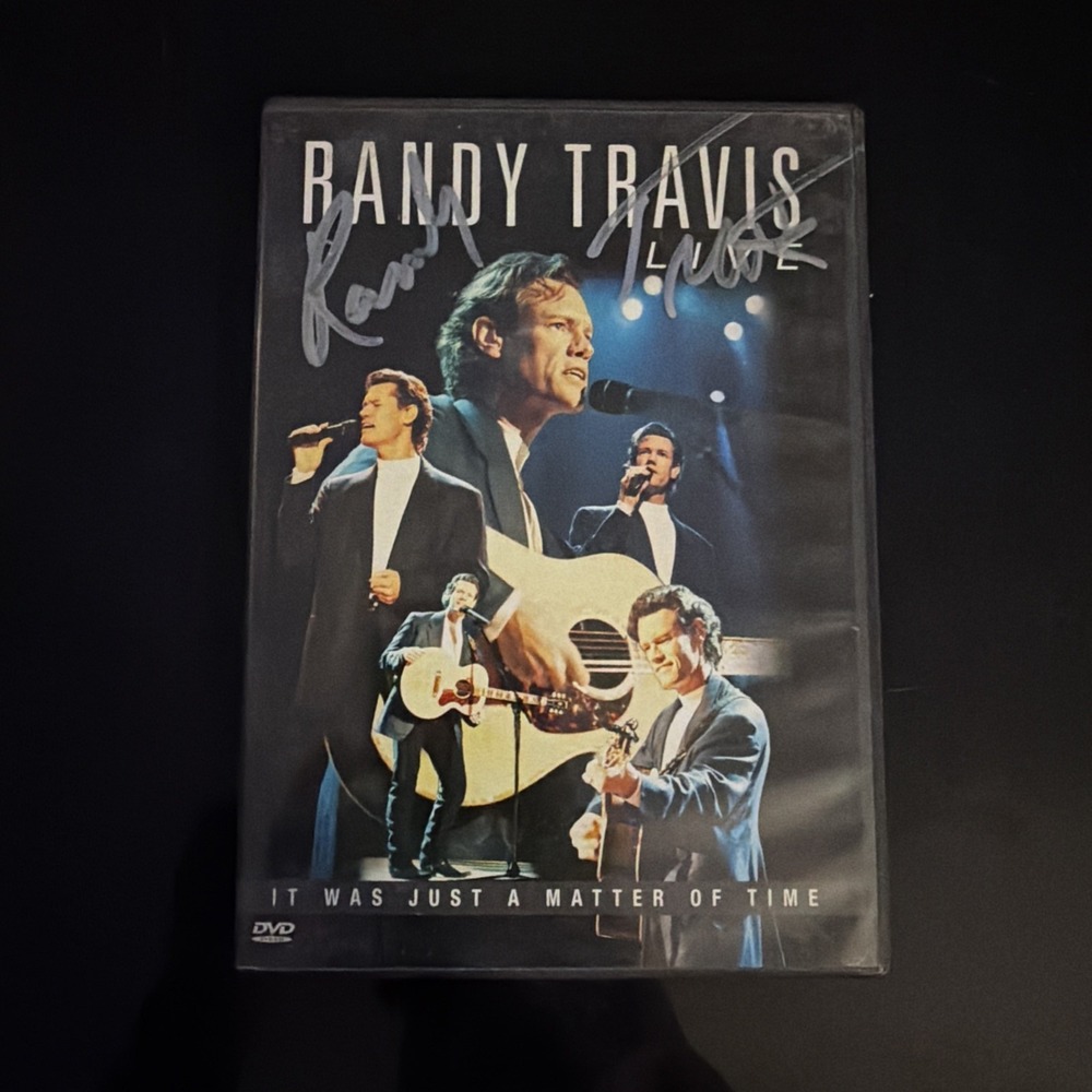 Randy Travis Live It Was Just a Matter Of Time 2-Disc DVD In Concert AUTOGRAPHED